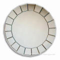 Round Mosaic Wall Mirror, Measures Ø60cm